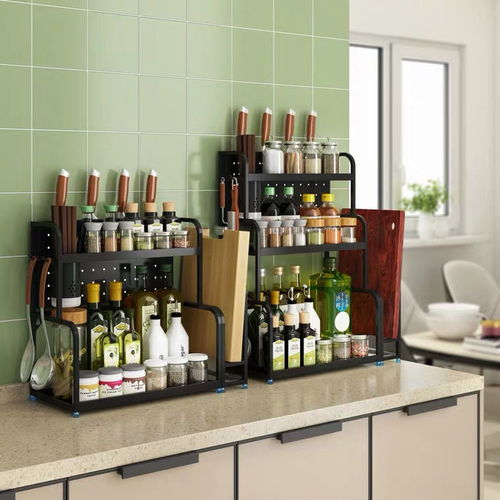 厨房收纳利器 多层不锈钢免打孔置物架的实用魅力