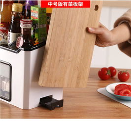 厨房收纳新宠 多功能调料盒套装，解放厨房与卫生间空间的艺术